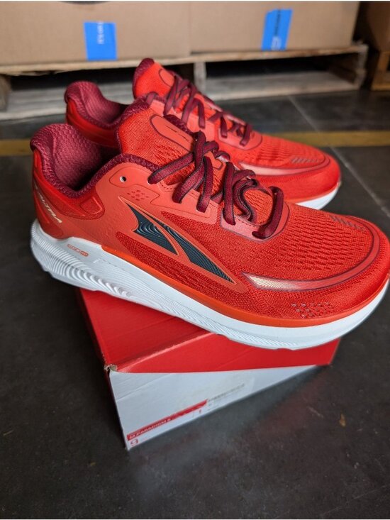 Altra Footwear Men\'s PARADIGM 6 Running Shoes Orange Size 9 New